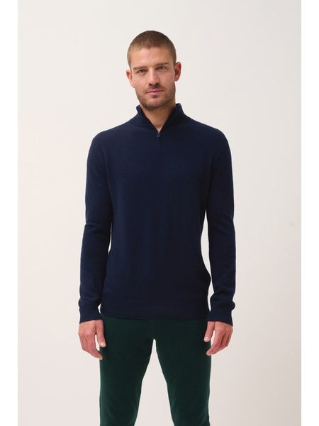 Just Cashmere Kaszmirowy sweter "Bradley" w kolorze granatowym rozmiar: XL. Niebieskie swetry nierozpinane Just Cashmere, xl, bez wzorów, z kaszmiru, bez kołnierzyka, bez ramiączek. Za 525.86 zł.