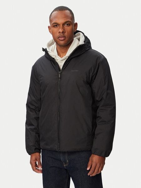 Calvin Klein Kurtka przejściowa Rxd LV04LF503G Czarny Regular Fit. Czarne kurtki CALVIN KLEIN, m, bez wzorów, z syntetyku, bez kaptura. Za 849.99 zł.