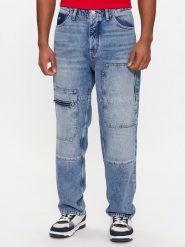 Tommy Jeans Jeansy Aiden Baggy Tapered Cargo Ah7032 DM0DM18083 Niebieski Regular Fit. Niebieskie jeansy Tommy Jeans, m. Za 699.99 zł.