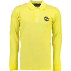 Koszulka polo "Kacardi" w kolorze żółtym. Koszulki polo marki Geographical Norway, z aplikacjami, z bawełny, polo, z długim rękawem. W wyprzedaży za 130.95 zł.