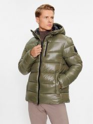 Save The Duck Kurtka zimowa Maxime D30816M LUCK17 Zielony Regular Fit. Zielone kurtki Save the duck, na zimę, m, bez wzorów, z syntetyku, bez kaptura. Za 1,399.00 zł.