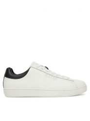 Guess Sneakersy FMTNOL FAB12 Biały. Białe buty sportowe casual Guess, z aplikacjami, ze skóry, bez zapięcia. Za 429.99 zł.