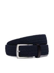 Aeronautica Militare Pasek 262CI0307UCT03454 Granatowy. Niebieskie paski Aeronautica Militare, bez wzorów, z materiału. Za 284.99 zł.