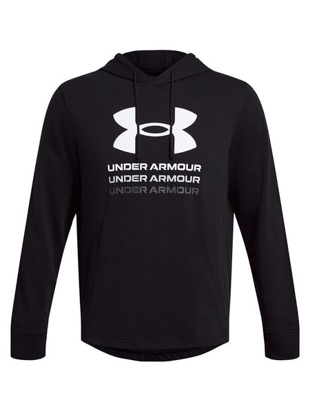 Under Armour Bluza "Rival Terry" w kolorze czarnym rozmiar: L. Czarne bluzy Under Armour, l, bez wzorów, z kapturem. Za 149.31 zł.