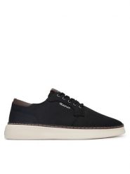 Gant Półbuty 32638244 Czarny. Czarne eleganckie półbuty GANT, bez wzorów, z materiału, bez obcasa, bez zapięcia. Za 499.99 zł.