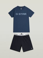 G-Star Piżama w kolorze niebiesko-czarnym rozmiar: M. Czarne piżamy G-Star, m, bez wzorów, z bawełny, bez ramiączek. Za 116.86 zł.