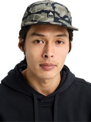 Burton Czapka "Cordova 5-Panel" w kolorze czarno-oliwkowym rozmiar: onesize. Brązowe czapki z daszkiem Burton, bez wzorów, z materiału. Za 95.95 zł.