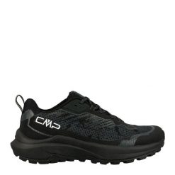 Buty do biegania w terenie JEMINI FAST HIKING. Czarne buty turystyczne CMP, bez wzorów, z dzianiny, bez zapięcia, do biegania. Za 599.99 zł.
