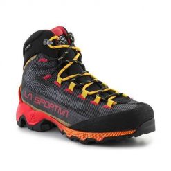Buty trekkingowe męskie La Sportiva Aequilibrium Hike Gtx. Czarne buty trekkingowe La Sportiva, bez wzorów, z gore-texu, bez zapięcia, trekkingowe, gore-tex. Za 1,268.00 zł.
