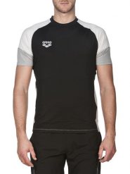 Arena Koszulka funkcyjna w kolorze szaro-czarnym rozmiar: XL. Czarne t-shirty sportowe Arena, bez wzorów, z materiału, bez ramiączek, outdoorowe. Za 88.43 zł.