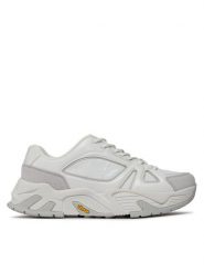 Calvin Klein Jeans Sneakersy Vibram Runner Low Mix Nbs Lum YM0YM00880 Biały. Białe buty sportowe casual Calvin Klein Jeans, bez wzorów, z jeansu, bez zapięcia. Za 679.99 zł.