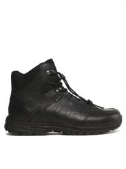 Meindl Trekkingi Allwetter Shuh Gtx GORE-TEX 3634/01 Czarny. Czarne botki sznurowane MEINDL, bez wzorów, z gore-texu, bez obcasa, bez zapięcia. Za 989.99 zł.