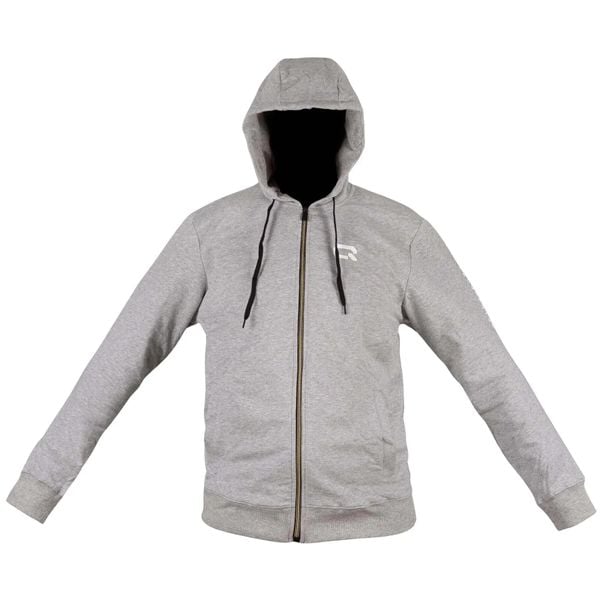 Bluza z kapturem i zamkiem błyskawicznym Iqon Explore World. Szare bluzy z kapturem IQON, l, bez wzorów, z bawełny, z kapturem. Za 278.50 zł.