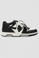 OFF-WHITE Czarne sneakersy Out Of Office Sneaker. Czarne buty sportowe casual Off-White, bez wzorów, bez zapięcia. W wyprzedaży za 2,379.99 zł.