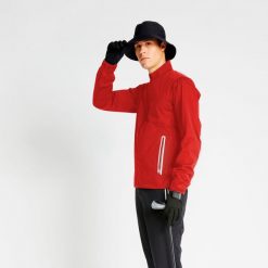 Kurtka do golfa męska Inesis RW500 wodoodporna. Niebieskie kurtki INESIS, l, bez wzorów, z materiału, bez kaptura. Za 359.99 zł.
