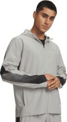 Kurtka Under Armour Velociti Storm Szara/Czarna Męska. Szare kurtki Under Armour, m, bez wzorów, z materiału, bez kaptura. Za 345.15 zł.