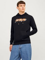 Jack & Jones Bluza "Whitley" w kolorze czarnym rozmiar: XXL. Czarne bluzy Jack & Jones, xxl, bez wzorów, z kapturem. Za 110.04 zł.