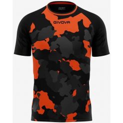 Czarny-pomarańczowy T-shirt Givova Men M-Sport z oddychającym materiałem. Brązowe t-shirty sportowe Givova, bez wzorów, z poliesteru, bez ramiączek, do biegania. Za 75.66 zł.
