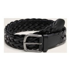 Mango Man - Pasek skórzany Braid. Paski marki Mango Man. Za 119.90 zł.