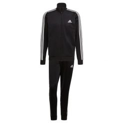 Dres Primegreen Essentials 3-Stripes Rozmiar 8 (L) Czarny - GK9651. Białe komplety dresowe Adidas, l, bez wzorów, z dresówki, bez ramiączek. Za 353.35 zł.