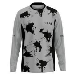 Koszulka MTB Enduro z długim rękawem Splash. Czarne bluzy C-LAB, bez wzorów, z tkaniny, bez kaptura. Za 329.17 zł.