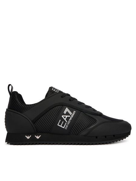 EA7 Emporio Armani Sneakersy 7X000337 AF18613 MZ186 Czarny. Czarne buty sportowe casual EA7 Emporio Armani, bez wzorów, ze skóry, bez zapięcia. Za 639.99 zł.