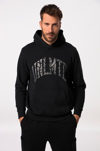Męska Bluza z kapturem fitness bluza nadruk na piersi kieszeń kangurka. Czarne bluzy z kapturem JAY-PI, m, bez wzorów, z bawełny, z kapturem. Za 279.99 zł.