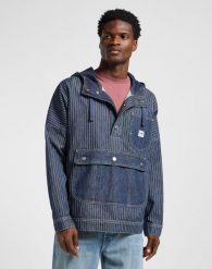 MESKA KURTKA JEANSOWA LEE DENIM ANORAK LAKE EDGE 112364127. Kurtki Lee, l, bez wzorów, z denimu, bez kaptura. Za 399.99 zł.