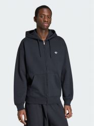 Adidas Bluza Trefoil Essentials KS8941 Czarny Loose Fit. Czarne bluzy Adidas, l, bez wzorów, z bawełny, bez kaptura. Za 258.99 zł.