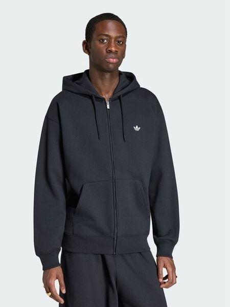 Adidas Bluza Trefoil Essentials KS8941 Czarny Loose Fit. Czarne bluzy Adidas, l, bez wzorów, z bawełny, bez kaptura. Za 258.99 zł.