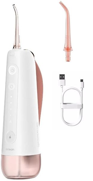 Irygator do zębów Oclean W10 + 2 końcówki biało-różowy. Irygatory do zębów Oclean. Za 249.00 zł.