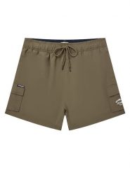 Wrangler Szorty kąpielowe "Nautilus" w kolorze khaki rozmiar: XL. Brązowe kąpielówki Wrangler, xl, bez wzorów. Za 84.01 zł.