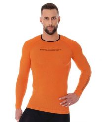 Koszulka męska z długim rękawem Brubeck 3D Run PRO. Czerwone bielizna termoaktywna Brubeck, l, bez wzorów, z materiału, bez ramiączek, do biegania. Za 107.49 zł.