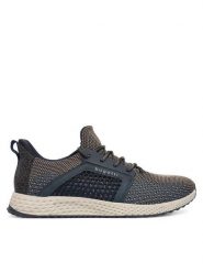 Bugatti Sneakersy 342-5176D-6900-4100 Granatowy. Niebieskie buty sportowe casual Bugatti, bez wzorów, z materiału, bez zapięcia. Za 299.99 zł.