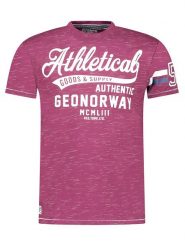 Geographical Norway Koszulka "Jortlab" w kolorze różowym rozmiar: S. Różowe bezrękawniki Geographical Norway, s, bez wzorów, bez kołnierzyka, bez ramiączek. Za 41.69 zł.