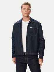 Guess Jeans Kurtka jeansowa M6YN01 D1316 Granatowy Regular Fit. Niebieskie kurtki Guess Jeans, m, z aplikacjami, z bawełny, bez kaptura. Za 479.99 zł.
