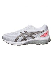Asics Sneakersy "Quantum 180 VII" w kolorze biało-szarym rozmiar: 42,5. Białe buty sportowe casual ASICS, bez wzorów, bez zapięcia. Za 281.10 zł.