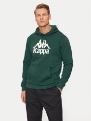 Kappa Bluza Malmo 3 Auth Kontemporary 341M43W Zielony Regular Fit. Zielone bluzy Kappa, l, bez wzorów, z bawełny, bez kaptura. Za 229.99 zł.