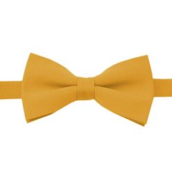 Wełniana Mucha Męska - His Story - Żółta. Żółte krawaty i muchy His Story, z aplikacjami, z wełny. Za 49.00 zł.