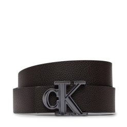 Pasek Męski Calvin Klein Jeans. Czarne paski Calvin Klein Jeans, bez wzorów, z jeansu. Za 209.99 zł.