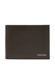 Calvin Klein Duży Portfel Męski Warmth Bifold 5cc W/Coin L K50K512790 Brązowy. Brązowe portfele CALVIN KLEIN, bez wzorów, ze skóry. Za 209.99 zł.