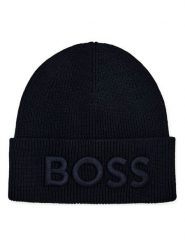 Hugo Boss Underwear Czapka beanie w kolorze granatowym rozmiar: onesize. Niebieskie czapki zimowe Hugo Boss Underwear, bez wzorów, z wełny. Za 188.95 zł.