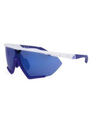 Adidas Męskie okulary przeciwsłoneczne w kolorze biało-niebieskim rozmiar: onesize. Białe okulary przeciwsłoneczne Adidas. Za 266.01 zł.