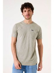 Garcia Koszulka w kolorze khaki rozmiar: XL. Brązowe bezrękawniki Garcia, xl, bez wzorów, z bawełny, bez kołnierzyka, bez ramiączek. Za 44.95 zł.