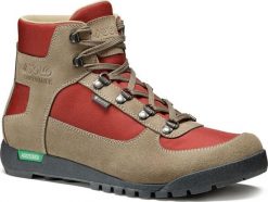 Buty outdoor męskie Asolo Supertrek GTX. Czerwone buty turystyczne Asolo, bez wzorów, z gore-texu, bez zapięcia, outdoorowe, gore-tex. Za 896.30 zł.