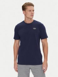 Under Armour T-Shirt Ua Hw Lc Patch Ss 1382902 Granatowy Loose Fit. Niebieskie t-shirty sportowe Under Armour, bez wzorów, z bawełny, bez ramiączek, na fitness i siłownię. Za 99.99 zł.