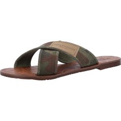 Klapki w kolorze khaki. Brązowe klapki Buty na każdą okazję. W wyprzedaży za 175.95 zł.