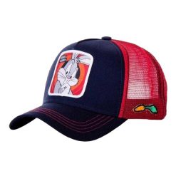Męska Czapka Z Daszkiem Bugs Bunny Looney Tunes Trucker Cap. Niebieskie czapki z daszkiem Capslab, bez wzorów. Za 209.99 zł.
