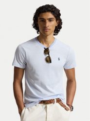 Polo Ralph Lauren T-Shirt 710944811501 Niebieski jasny Regular Fit. Niebieskie koszulki polo Polo Ralph Lauren, m, bez wzorów, z bawełny, bez kołnierzyka, bez ramiączek. Za 519.99 zł.