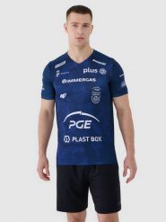 4F Koszulka meczowa replika wyjazdowa z sezonu 2024/25 męska 4F x PGE Projekt Warszawa - multikolor XL. T-shirty 4F, m, bez wzorów, z dzianiny, bez kołnierzyka, bez ramiączek. Za 189.99 zł.
